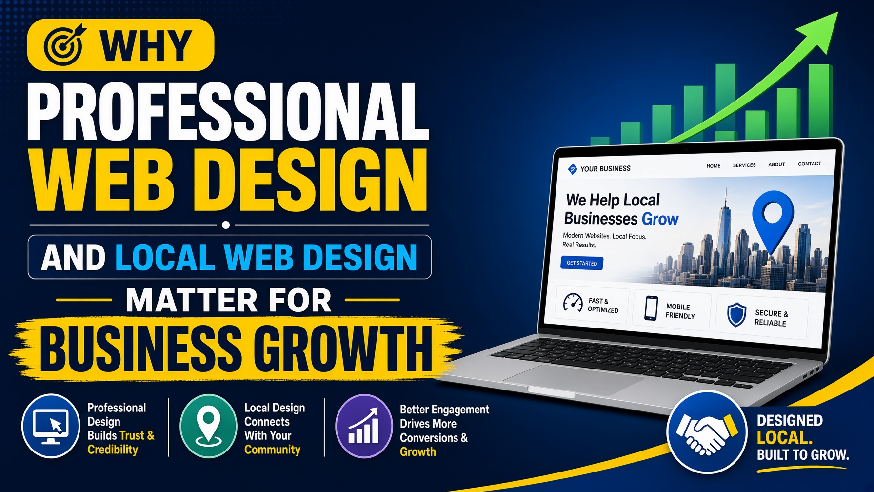 Why Professional Web Design and Local Web Design Matter for Business Growth